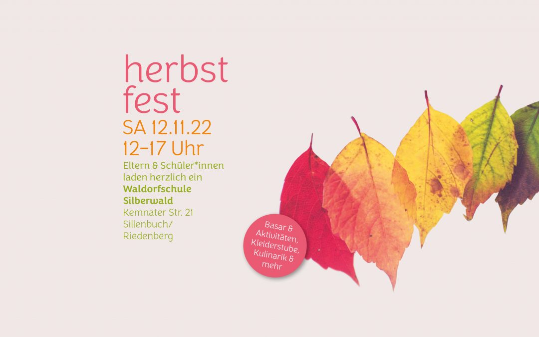 Herbstfest 2022 Waldorfschule Silberwald Herbstfest 2022 Waldorfschule Silberwald